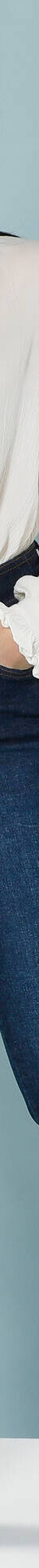 Jean droit à découpes, Spécial Petites (dark blue) Jean droit à découpes, Spécial Petites (dark blue)